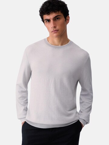 Liu Jo Trui 'LIU JO UOMO MAGLIA CHIUSA M/L Maglieria' in Grijs: voorkant