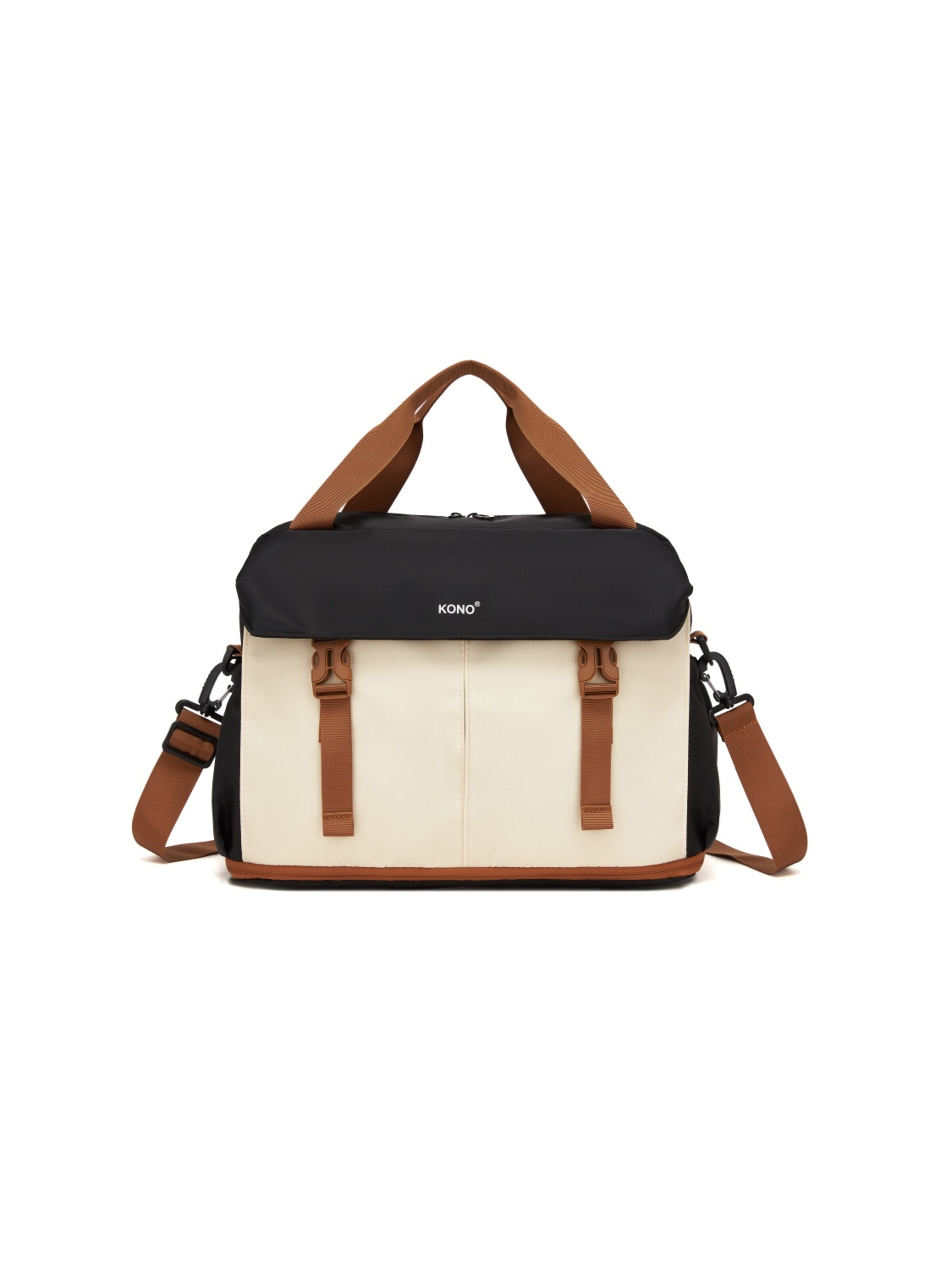 Kono Shoulder Bag in Beige: front