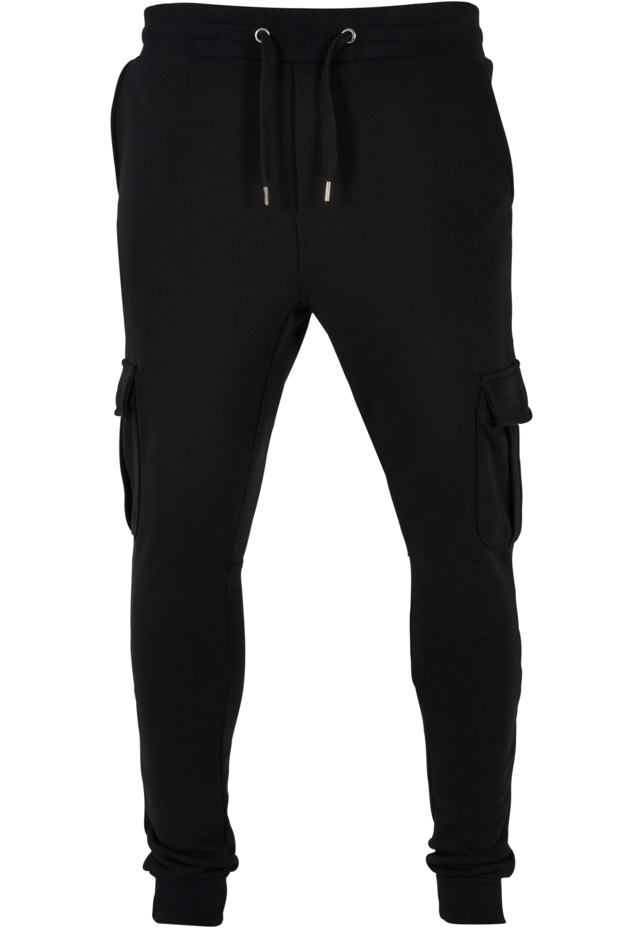 Effilé Pantalon cargo 'Gringo' DEF en noir : devant