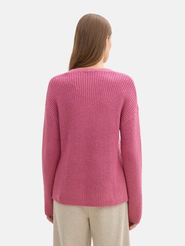 TOM TAILOR Pullover in Pink