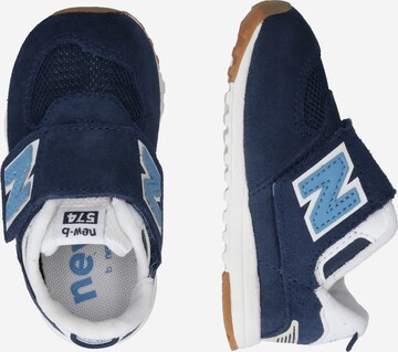 Sneaker '574' di new balance in blu