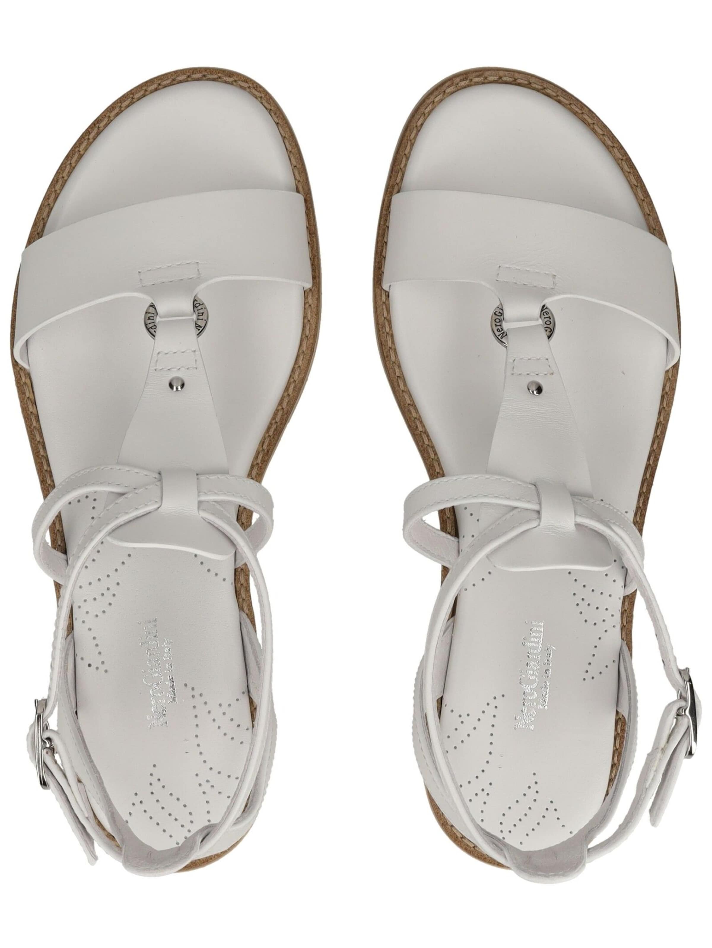 Sandales à lanières Nero Giardini en blanc