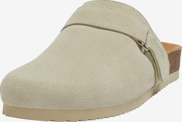 Pull&Bear Clogs in Grijs: voorkant