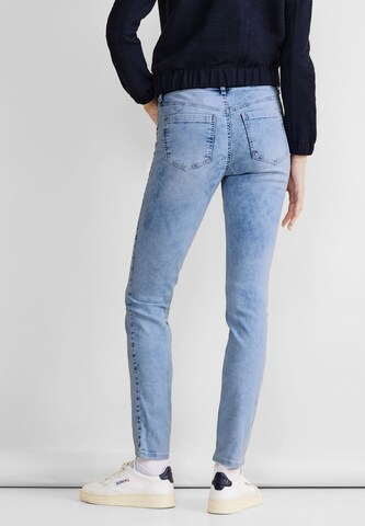 STREET ONE Slimfit Jeans in Blau