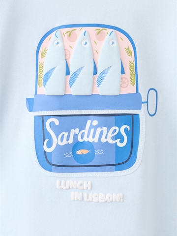 MANGO KIDS Majica 'M2SARDIN' | modra barva