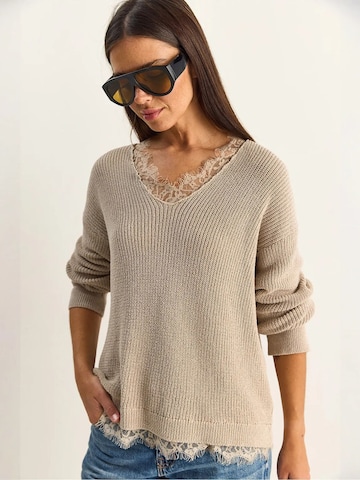 Pullover 'Pullover' di Bianco Lucci in beige