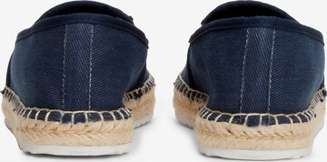 Tommy Jeans Espadrillaer 'VARSITY' i blå