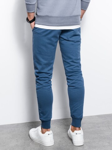 Coupe slim Pantalon 'P948' Ombre en bleu