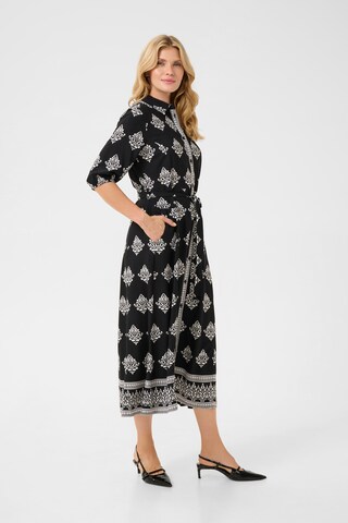Robe-chemise 'Tiah' Cream en noir