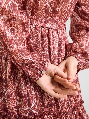 ONLY Shirt Dress 'ONLAvery' in Red