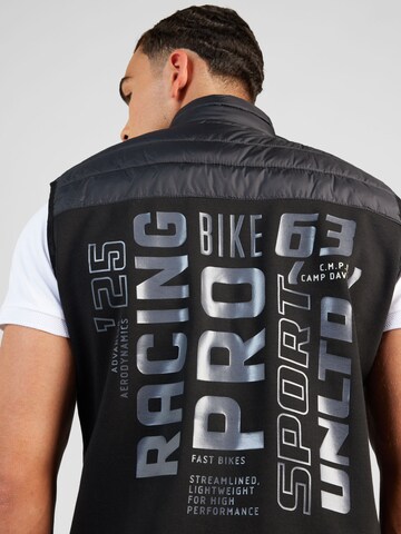 Gilet CAMP DAVID en noir