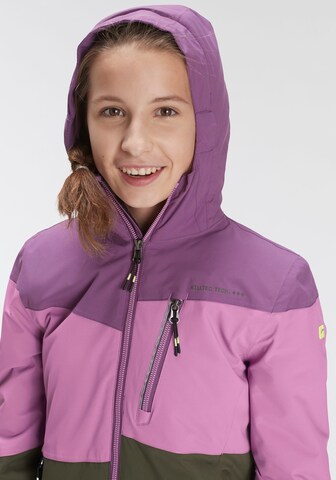 KILLTEC Outdoorjacke in Lila