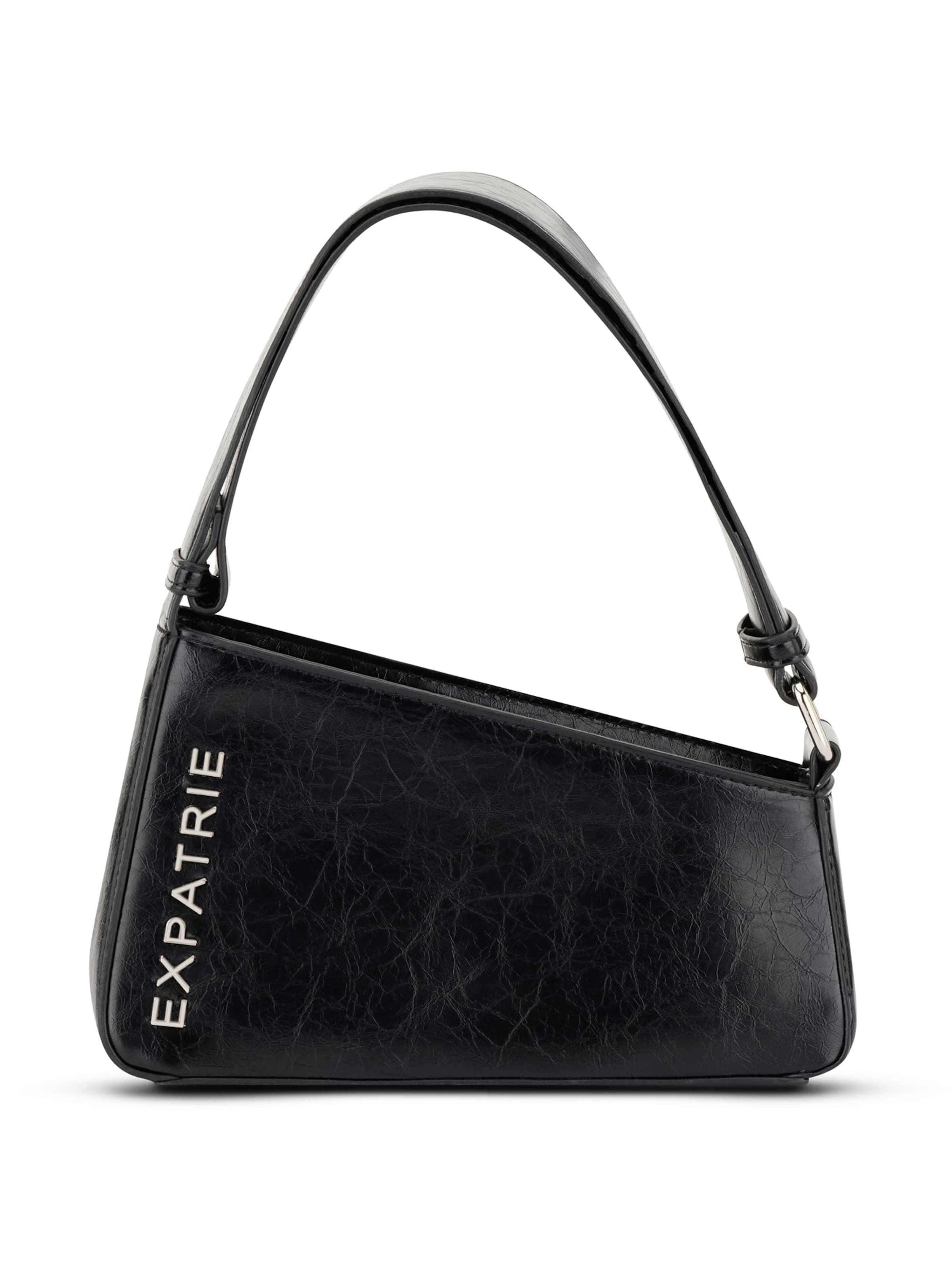 Borsa a spalla 'Georgia' di Expatrié in nero: frontale