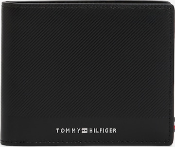 juoda TOMMY HILFIGER Piniginė 'Foundation': priekis