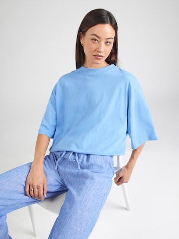 mėlyna TOPSHOP Marškinėliai: priekis