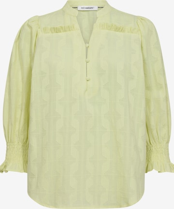 Camicia da donna ' Emma ' di co'couture in giallo: frontale