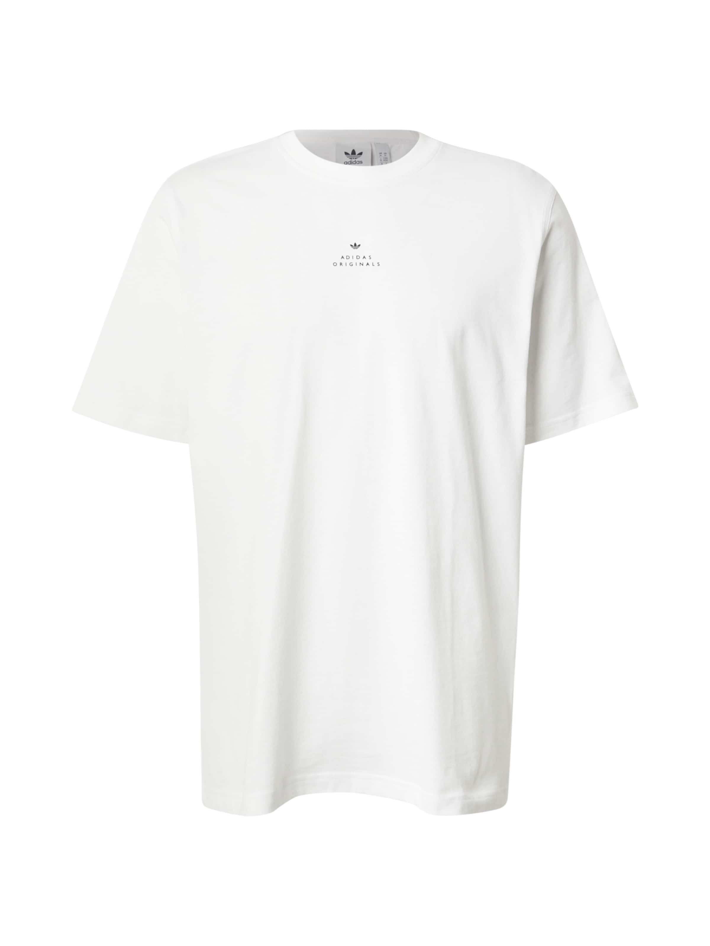 T-Shirt ADIDAS ORIGINALS en blanc : devant