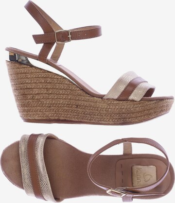 Kanna Sandals & High-Heeled Sandals in 36 in Brown: front