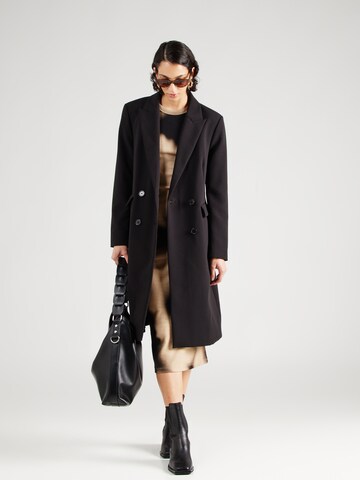 Stefanel Between-Seasons Coat in Black