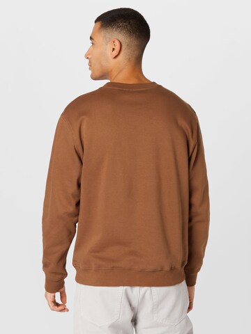 WEEKDAY Sweatshirt in Braun