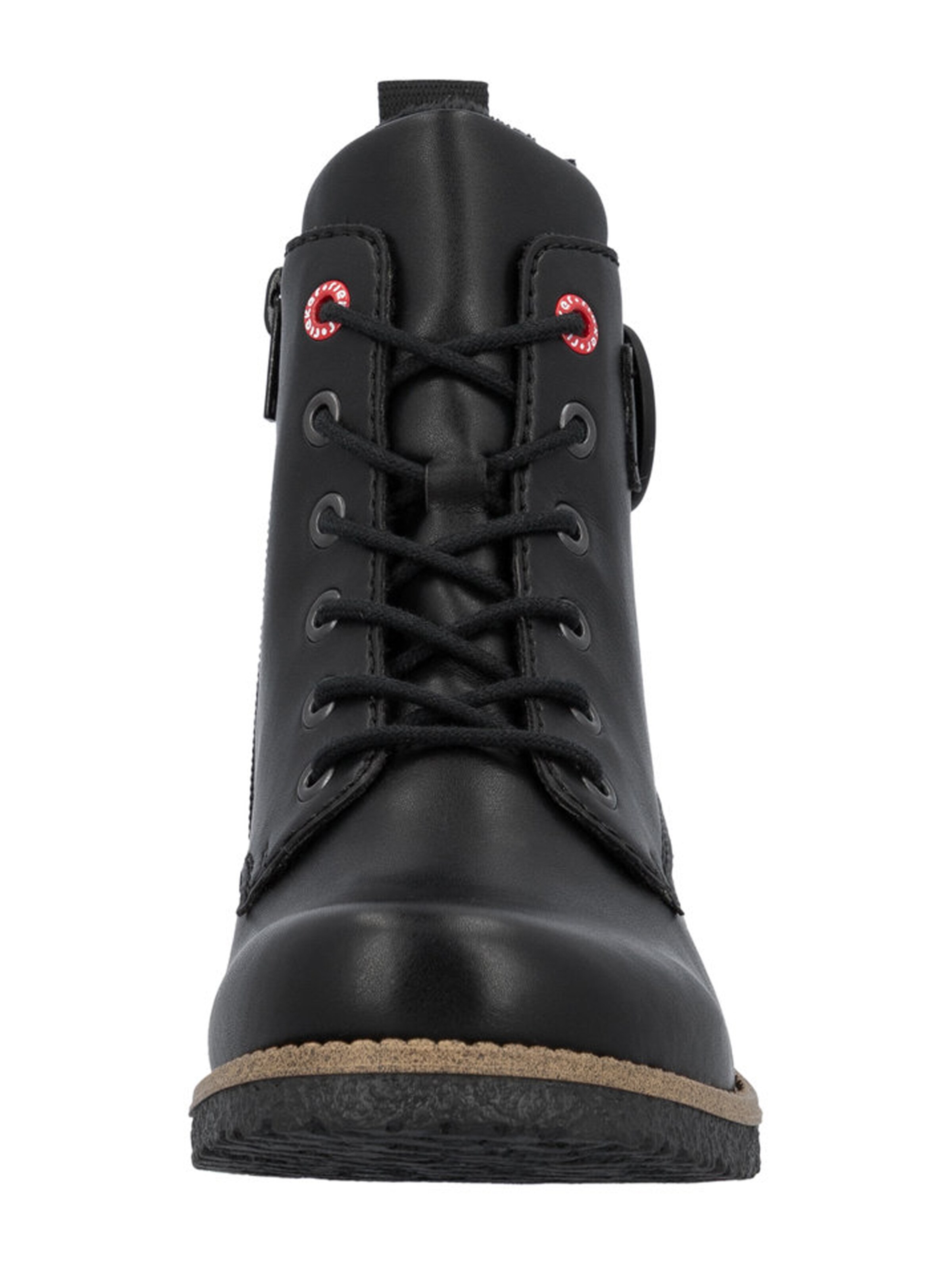 Rieker Lace-up bootie in Black