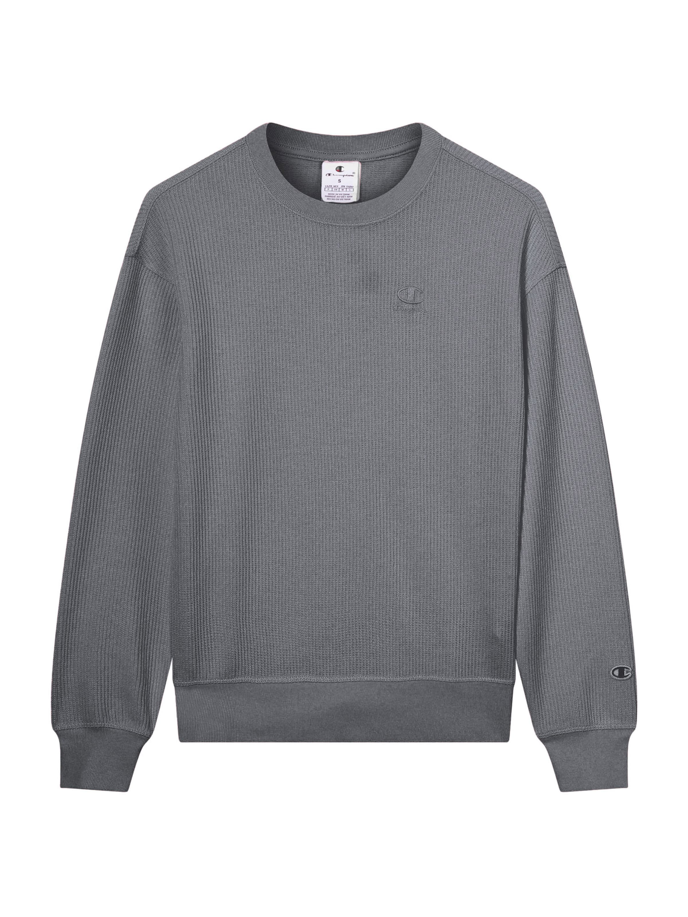 Sweat-shirt Champion Authentic Athletic Apparel en gris : devant