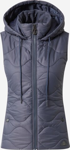 Barbour Vest in Blue: front