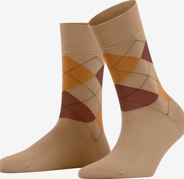 FALKE Socken 'Sensitive Argyle' in Gelb: Vorderseite