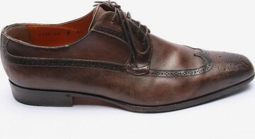 Santoni Flats & Loafers in 42,5 in Brown: front