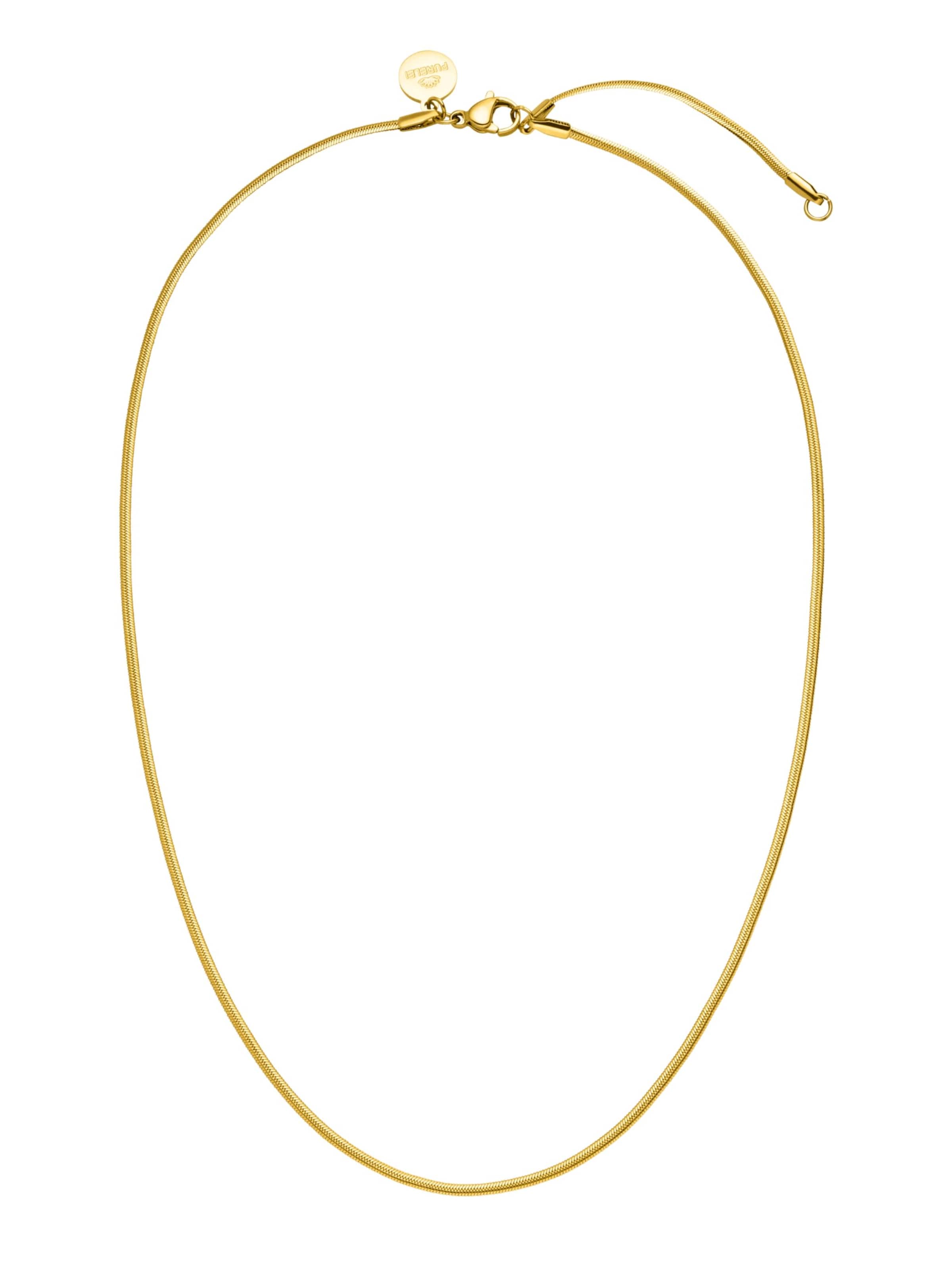 PURELEI Kette 'Sleeky' in Gold: Vorderseite