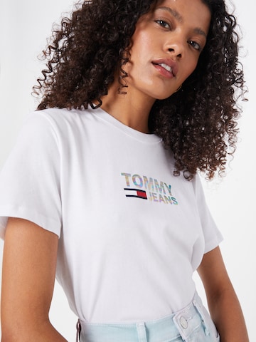 T-shirt Tommy Jeans en blanc