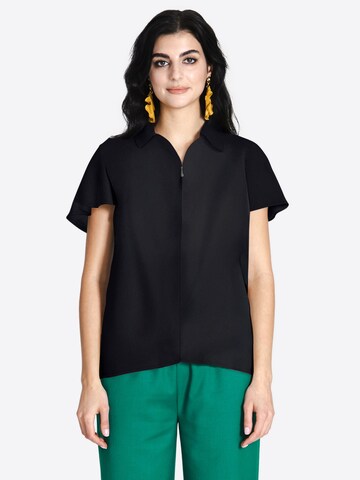 Camicia da donna 'Olive' di Jascha Stockholm in nero: frontale