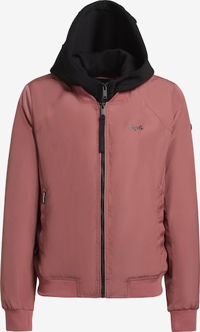 Veste mi-saison 'SEEAM' khujo en rouge : devant