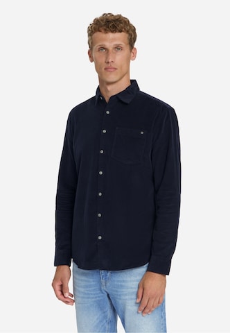Regular fit Camicia di No Excess in blu: frontale