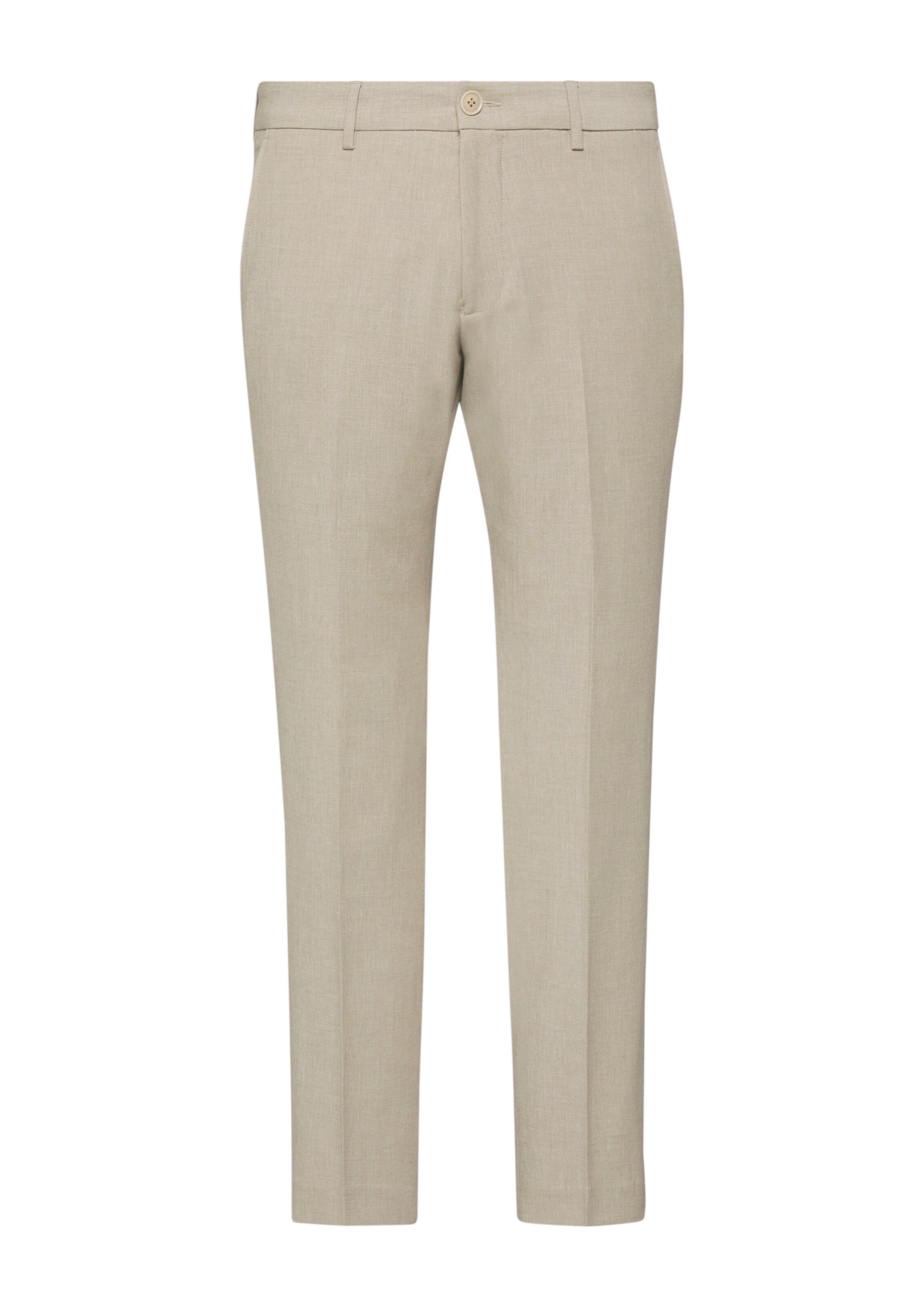 s.Oliver Trousers with creases 'Pure' in 102 in Sand, Item view