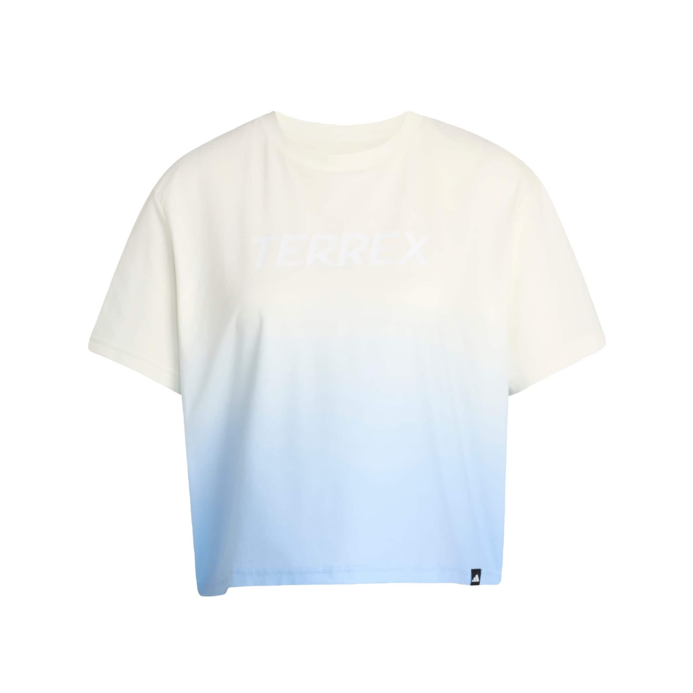 ADIDAS TERREX - Camiseta funcional en blanco: frente