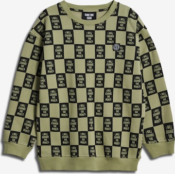 Sweat SOMETIME SOON en vert : devant