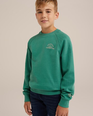 WE Fashion Sweatshirt in Grün