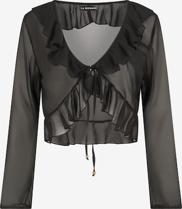 Chemisier 'DANIELA' La Michaux en noir : devant