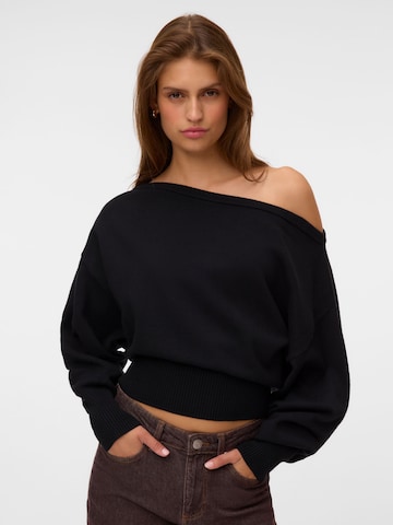 Pull-over 'VMPOLLY' VERO MODA en noir : devant