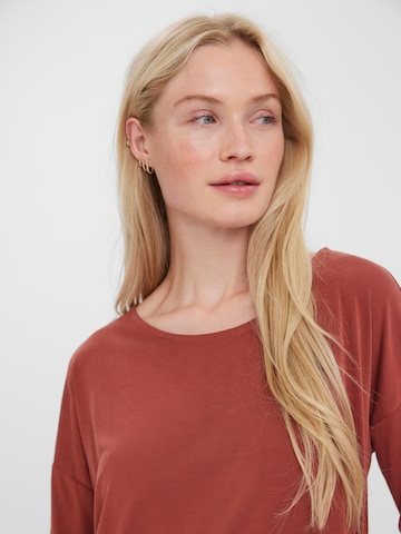 VERO MODA Shirt 'Filli' in Brown