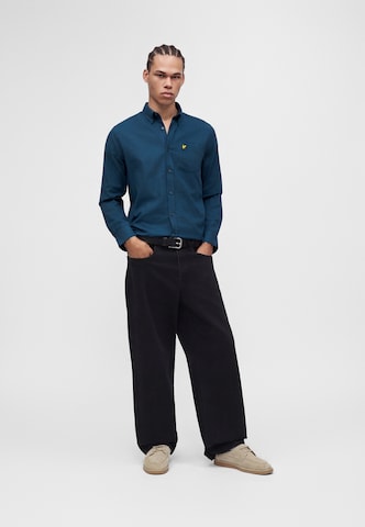 Lyle & Scott Regular fit Button Up Shirt in Blue