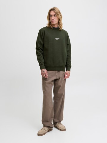 JACK & JONES Sweatshirt 'JJESOHO' in Groen