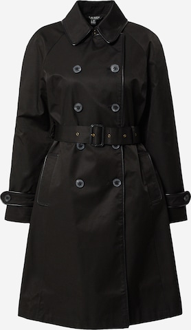 Manteau mi-saison Lauren Ralph Lauren en noir : devant