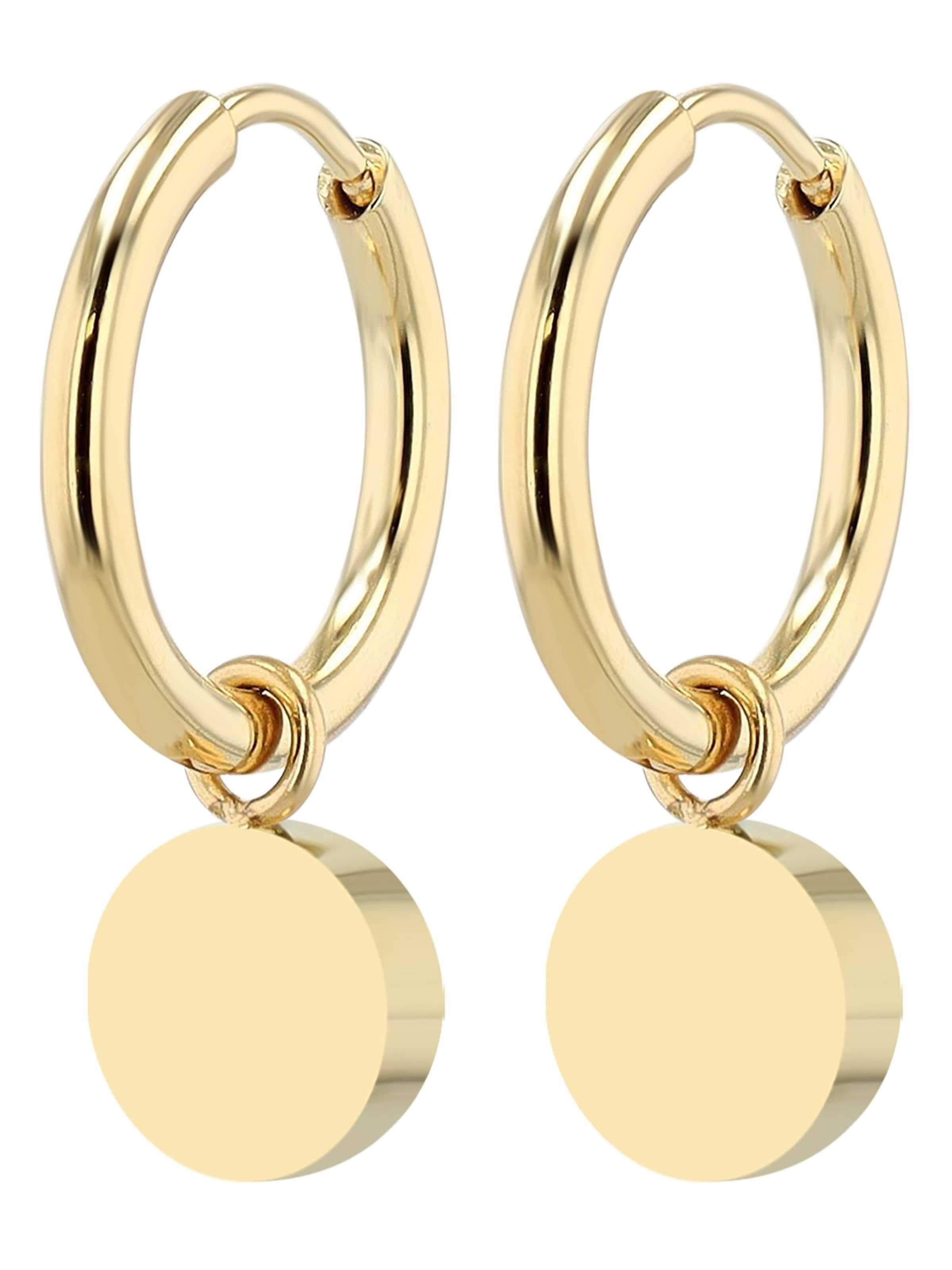 Akzent Ohrringe‌‌‌‌‌‌ in Gold: Vorderseite