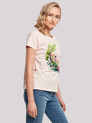 T-shirt 'Spring Tree' F4NT4STIC en rose