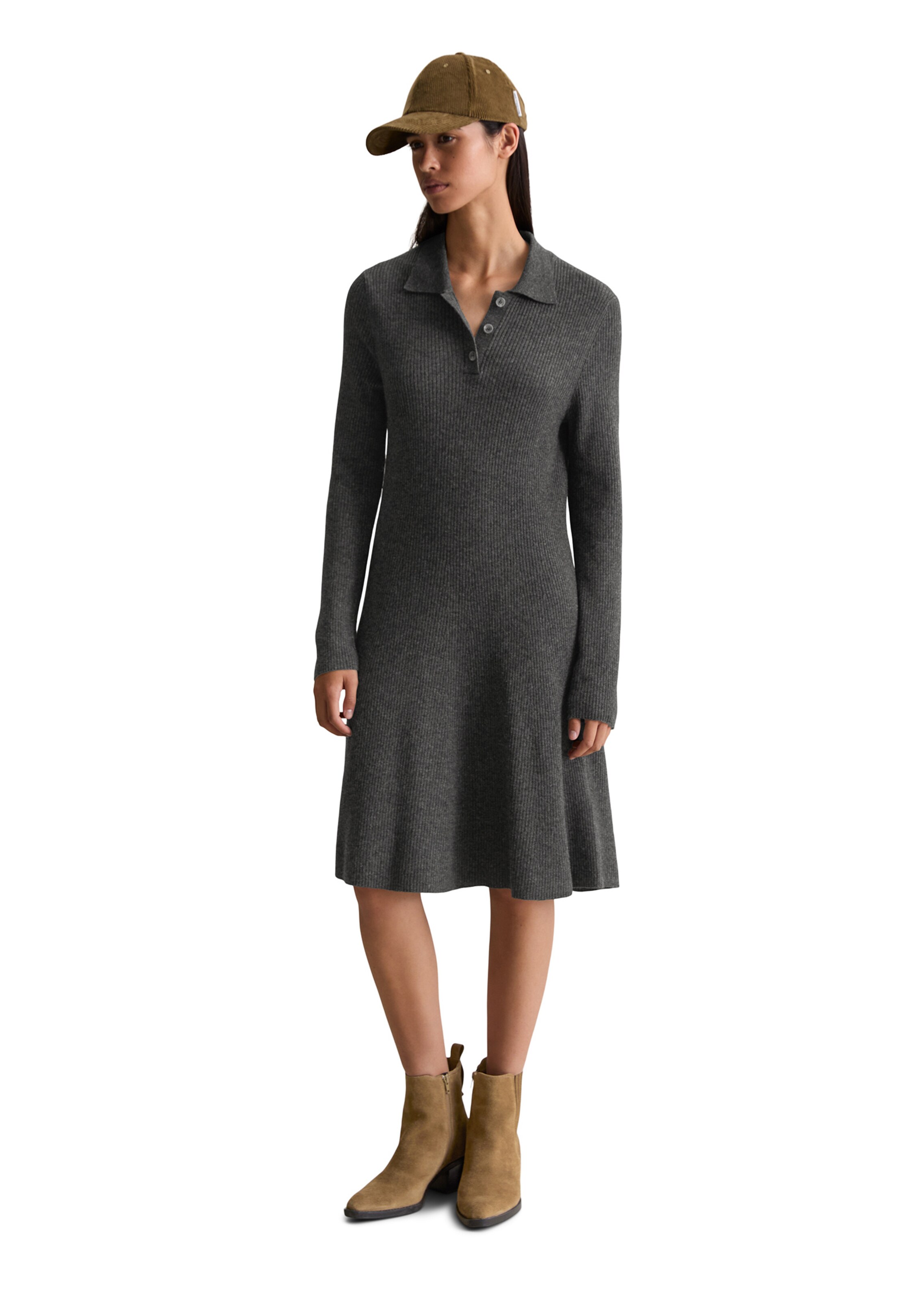 Robes en maille Marc O'Polo DENIM en gris