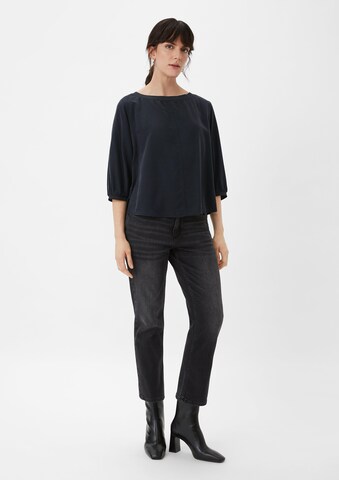 comma casual identity Blouse in Zwart