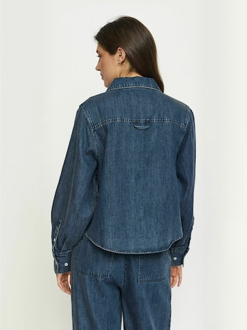 Soft Rebels Shirts ' SRKeira ' i blå: tilbage