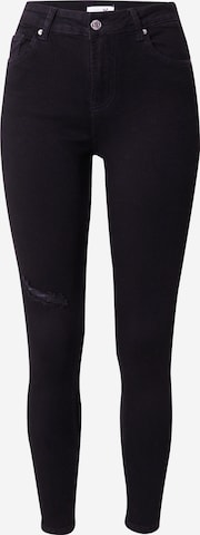 Hailys - Skinny Vaquero 'Nila' en negro: frente